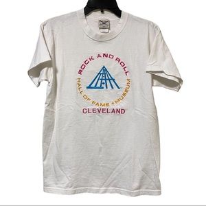 Vintage Oarsman Rock & Roll Hall Of Fame Embroidered Tee
